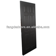 Buena puerta de madera revestida con PVC para el mercado de Nigeria